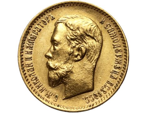 4614. Rosja, Mikołaj II, 5 rubli 1904 (AR)