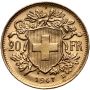 4616. Szwajcaria, 20 franków 1947, Helvetia Vreneli - 3
