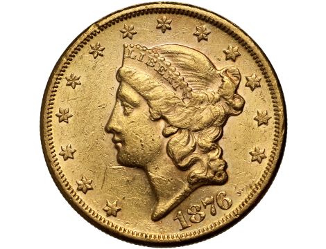 4617. USA, 20 dolarów 1876, Filadelfia, Liberty