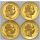 4632. Austria, Zestaw monet 4 x dukat 1915 Nowe Bicie