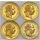 4633. Austria, Zestaw monet 4 x dukat 1915 Nowe Bicie