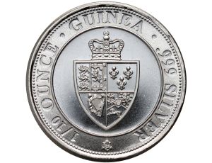 Srebrna moneta Wyspa Świętej Heleny Spade Guinea 1/10 uncji srebra