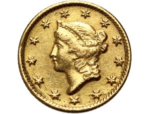 USA, 1 dolar 1849 D, Dahlonega, Liberty