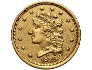 USA, 2,5 dolara 1839 C, Charlotte, Classic Head