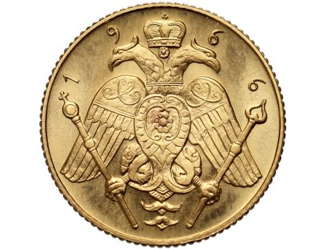 Cypr, 1 funt (suweren) 1966, Arcybiskup Makarios III - 2