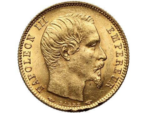 Francja, Napoleon III, 5 franków 1854 A, Paryż