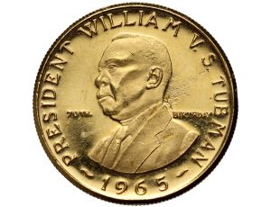 Liberia, 12 dolarów 1965, Prezydent William Tubman