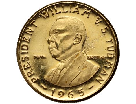 4655. Liberia, 12 dolarów 1965, Prezydent William Tubman