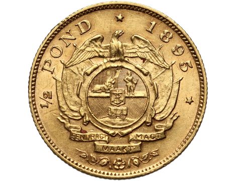 4658. RPA, Paul Kruger, 1/2 ponda (funta) 1895 - 2