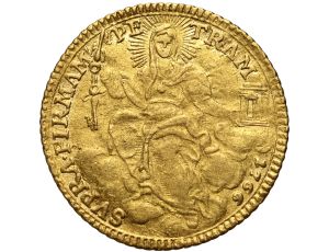 Watykan, Państwo Kościelne, Klemens XIII, cekin (zecchino) 1766