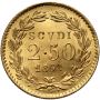 4662. Watykan, Państwo Kościelne, Pius IX, 2,5 scudi 1860 R, Rzym - 3