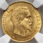 4669. Francja, Napoleon III, 10 franków 1860 A, Paryż, NGC MS65 - 3