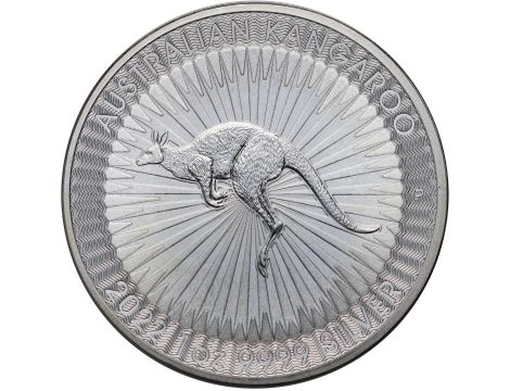 Tuba mennicza 25 x Australijski Kangur 2022 uncja srebra - 2