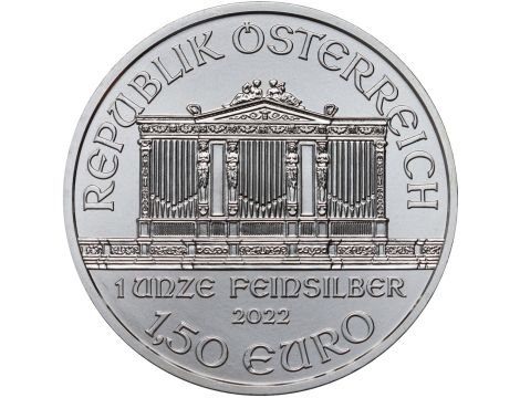 Tuba mennicza 20 x Wiedeński Filharmonik 2022 uncja srebra - 3