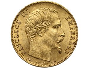 Francja, Napoleon III, 5 franków 1854 A, Paryż