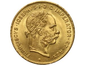 Austria, Franciszek Józef I, 4 floreny/10 franków 1892, Nowe bicie