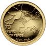Wyspy Cooka, 1 dolarów 2015, 70 lat pokoju w Europie - 0,5 g Au999 - 2
