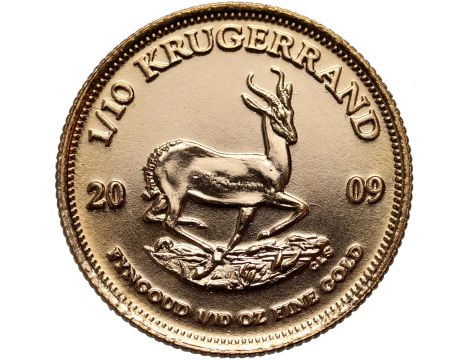 RPA, 1/10 Krugerranda 2009, 1/10 uncji złota - 2