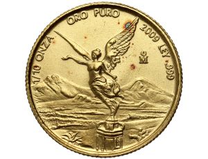 Meksyk, 1/10 onza, Libertad, 1/10 uncji złota