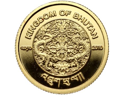 4702. Butan, 300 ngultrum 2010, Klasztor Taktsang, 1/25 uncji złota