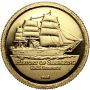 4705. Samoa, 10 dolarów 2008, SMS Bismarck - 1 g Au999 - 2