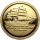 Samoa, 10 dolarów 2008, SMS Bismarck - 1 g Au999