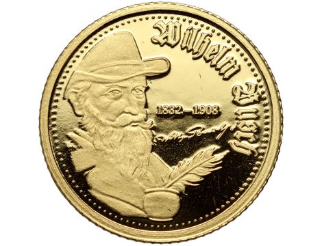 Togo, 1500 franków 2007, Wilhelm Busch - 1 g Au999