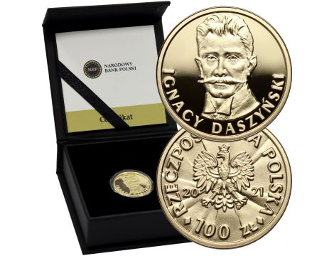 4709. Polska, 100 złotych 2021, Ignacy Daszyński