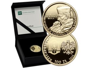 Polska, 100 złotych 2021, Beatyfikacja Kard. Stefana Wyszyńskiego