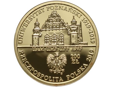 4717. Polska, 200 złotych 2019, 100-lecie Uniwersytetu Poznańskiego - 3