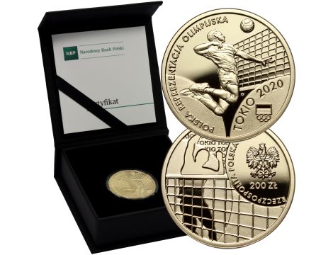 4718. Polska, 200 złotych 2021, Polska Reprezentacja Olimpijska Tokio 2020