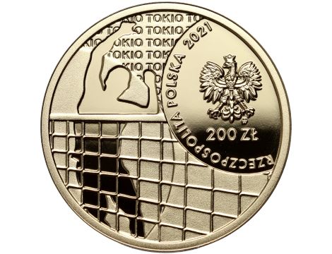 4718. Polska, 200 złotych 2021, Polska Reprezentacja Olimpijska Tokio 2020 - 3