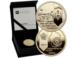 Polska, 200 złotych 2021, 100. rocznica III Powstania Śląskiego