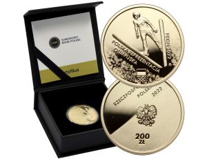 Polska, 200 złotych 2022, Polska Reprezentacja Olimpijska Pekin 2022