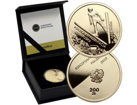 4720. Polska, 200 złotych 2022, Polska Reprezentacja Olimpijska Pekin 2022