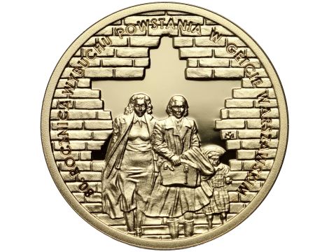 4722. Polska, 200 złotych 2023, 80. rocznica powstania w getcie warszawskim - 2