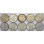 4733. Srebro, Zestaw monet PRL, 200 złotych 1976, Olimpiada, 10 sztuk - 2