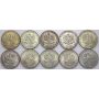 4733. Srebro, Zestaw monet PRL, 200 złotych 1976, Olimpiada, 10 sztuk - 3