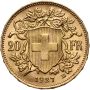 Szwajcaria, 20 franków 1927, Helvetia Vreneli - 3