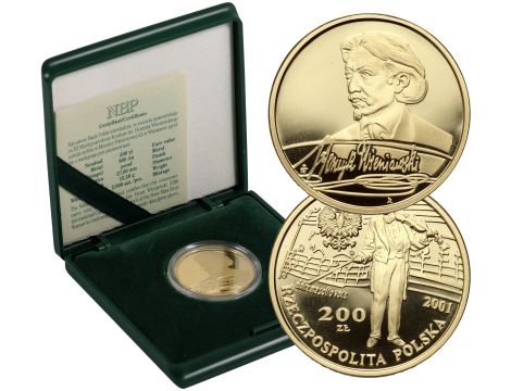 Polska, 200 złotych 2001, Henryk Wieniawski