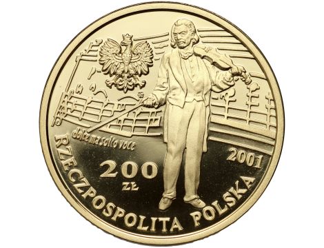 Polska, 200 złotych 2001, Henryk Wieniawski - 3