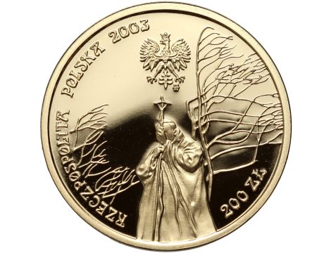 Polska, 200 złotych 2003, Jan Paweł II, 25-lecie pontyfikatu - 3