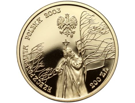 Polska, 200 złotych 2003, Jan Paweł II, 25-lecie pontyfikatu - 3