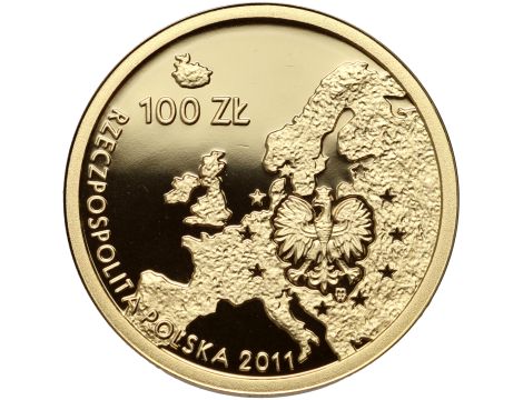 Polska, 100 złotych 2011, Przewodnictwo Polski w Radzie UE - 3