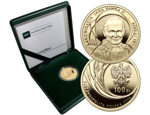 Polska, 100 złotych 2014, Jan Paweł II, Kanonizacja