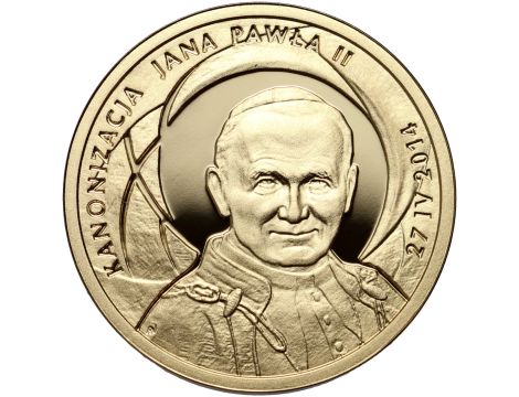 Polska, 100 złotych 2014, Jan Paweł II, Kanonizacja - 2