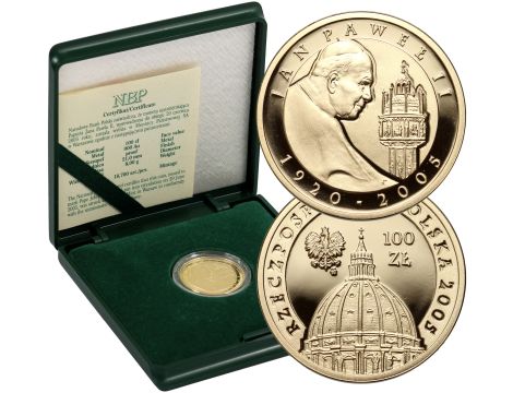 Polska, 100 złotych 2005, Jan Paweł II
