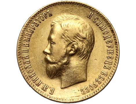 Rosja, Mikołaj II, 10 rubli 1900 (FZ)