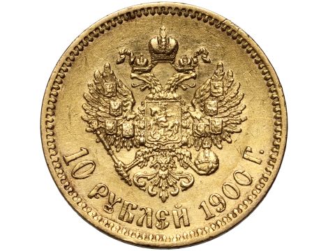 Rosja, Mikołaj II, 10 rubli 1900 (FZ) - 2