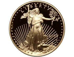 USA, 25 dolarów 2003, Amerykański Orzeł, Proof, 1/2 uncji złota